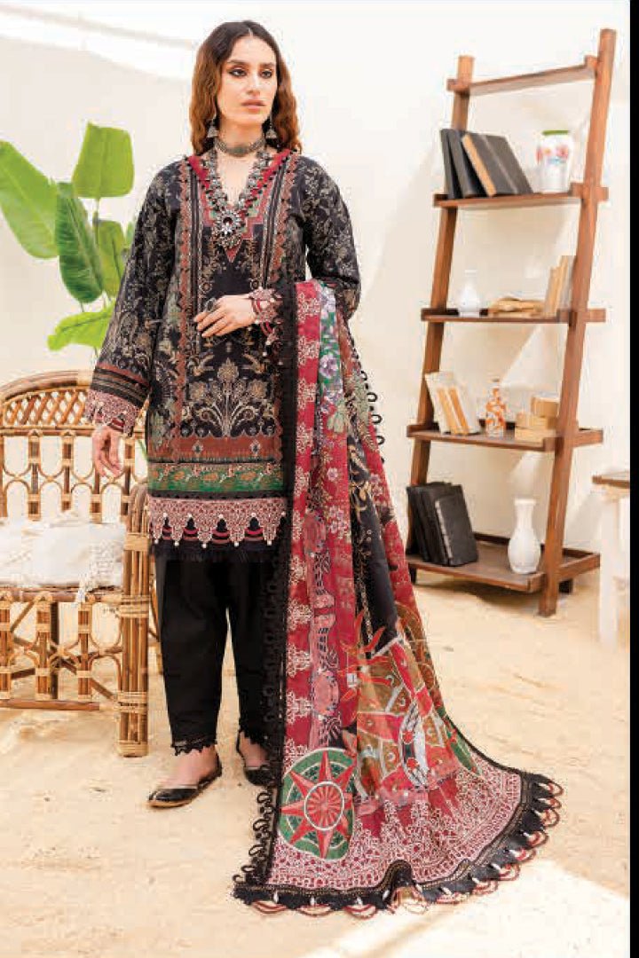 Jade Classic 3 Piece Unstitched Digital Printed Lawn Suit - D-20207 B