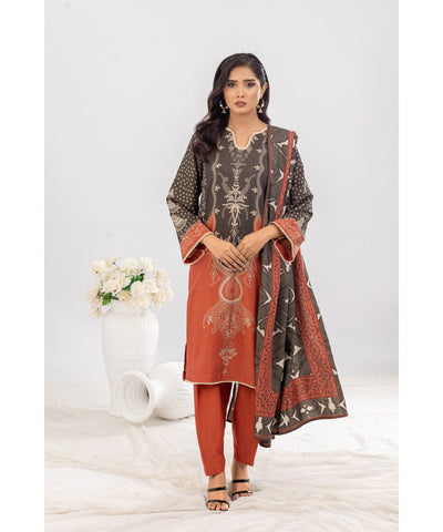 Gul Ahmed 3 Piece Printed Chambray Stitched Suit WNS-32270 B