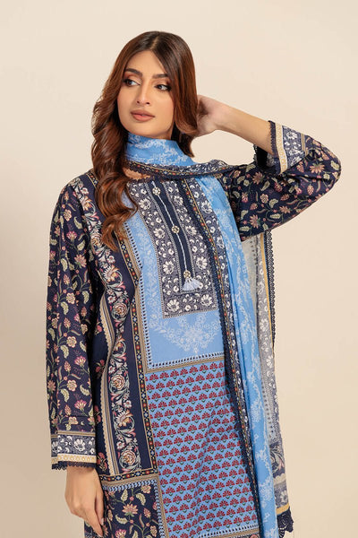 Ready To Wear Bonanza 3 Piece Digital Printed Lawn Suit - 2S24P3P276-GARDEN CHARM