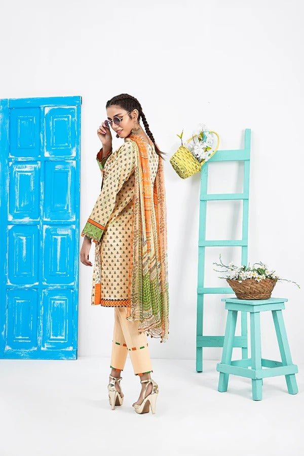 Komal VOL 2 By LSM Printed Lawn Unstitched 3 Piece Suit KP-2019