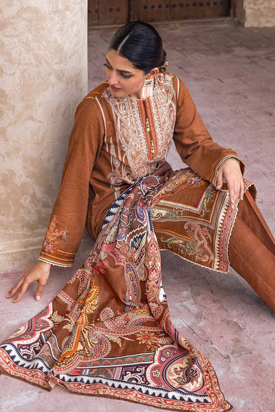 Gul Ahmed 3PC Embroidered Khaddar Unstitched Suit with Digital Printed Pashmina Shawl AP-32032
