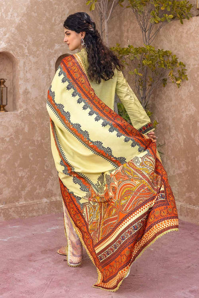 Gul Ahmed 3PC Embroidered Khaddar Unstitched Suit with Digital Printed Pashmina Shawl AP-32037