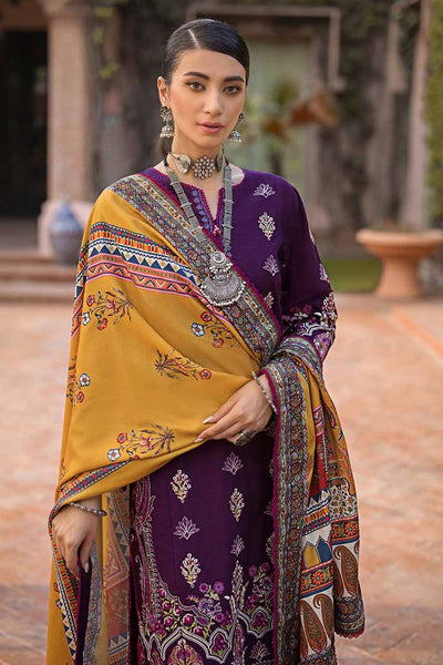 Gul Ahmed 3PC Embroidered Khaddar Unstitched Suit with Digital Printed Pashmina Shawl AP-32049