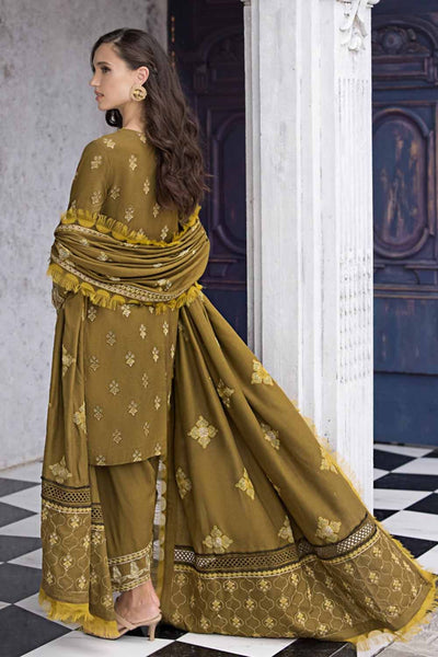 Gul Ahmed 3PC Embroidered Pashmina Unstitched Suit with Embroidered Pashmina Shawl AP-32073