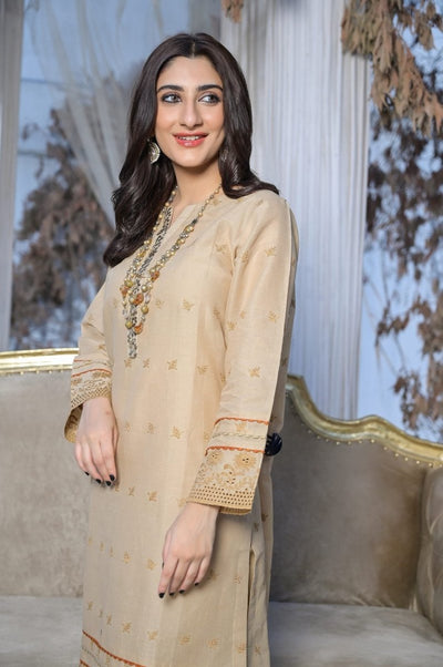 Tawakkal Fabrics 1 Piece Stitched Fancy Schiffli Embroidered Kurti ASK-02