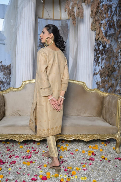 Tawakkal Fabrics 1 Piece Stitched Fancy Schiffli Embroidered Kurti ASK-03