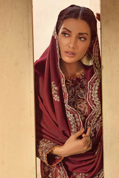 Gul Ahmed 3PC Embroidered Karandi Unstitched Suit AY-32026