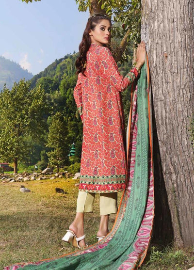 Gul Ahmed 3PC Stitched Printed Karandi Suit AY-32029