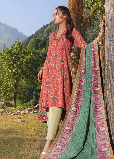 Gul Ahmed 3PC Stitched Printed Karandi Suit AY-32029