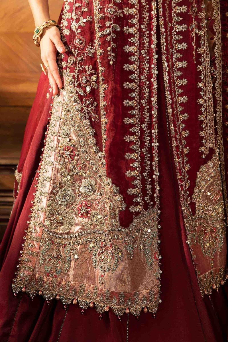 Maria. B 03 Piece Unstitched Embroidered Organza Suit - BD-2807
