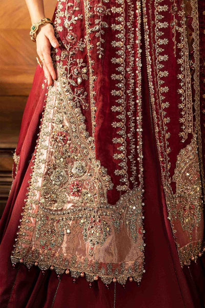Maria. B 03 Piece Unstitched Embroidered Organza Suit - BD-2807