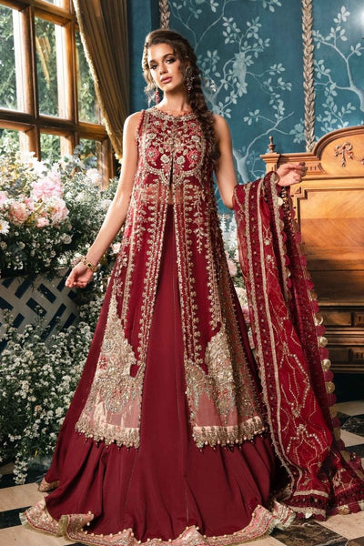 Maria. B 03 Piece Unstitched Embroidered Organza Suit - BD-2807