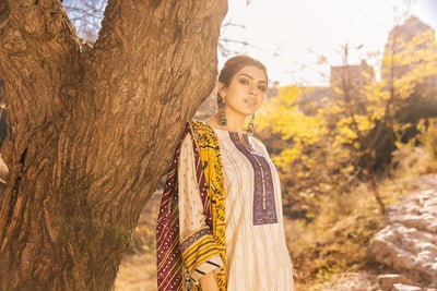 Lakhani Spring 3 Piece Unstitched Embroidered Lawn Suit BP-2045