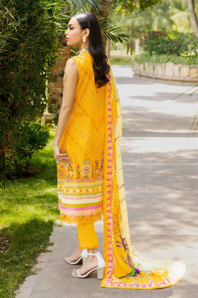 Gul Ahmed 3PC Embroidered Cambric Unstitched Suit with Digital Printed Lawn Dupatta CBE-32011