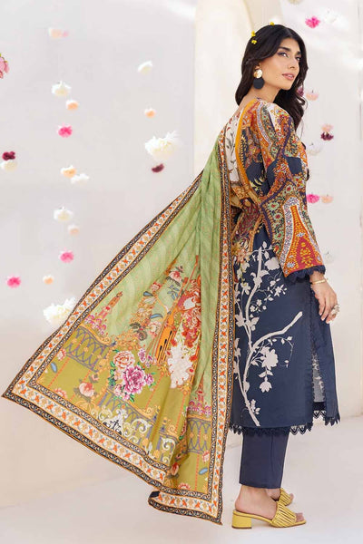 Gul Ahmed 3PC Printed Cambric Unstitched Suit with Lawn Dupatta CBN-32016