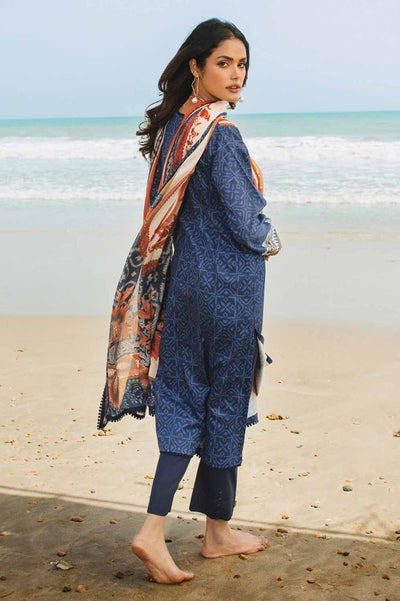 Gul Ahmed 3PC Stitched Digital Printed Corduroy Suit CD-32008