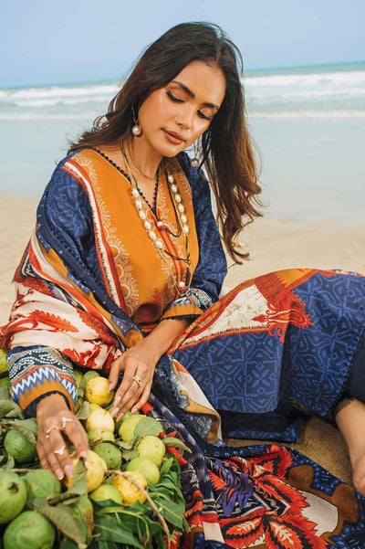 Gul Ahmed 3PC Stitched Digital Printed Corduroy Suit CD-32008