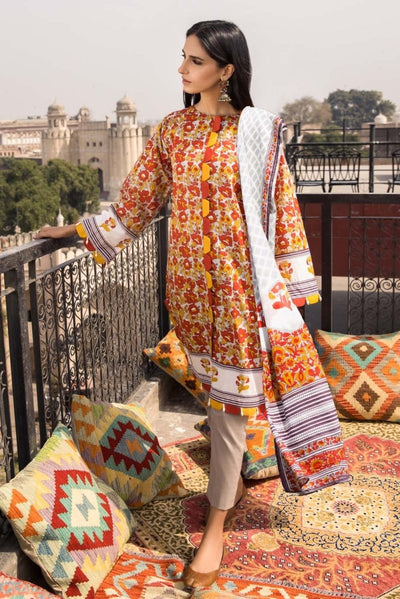 Gul Ahmed 3PC Unstitched Lawn Suit CL-1135-B