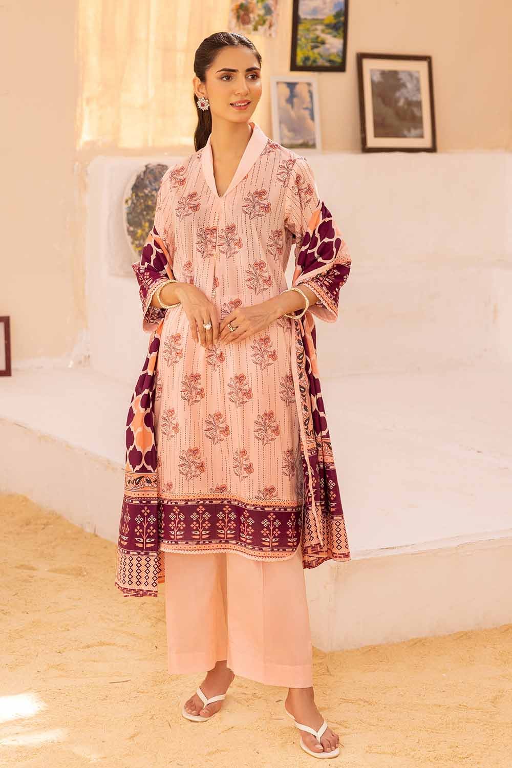 Gul Ahmed 3PC Printed Lawn Unstitched Suit CL-32365 A