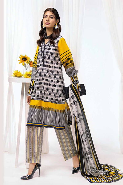 Gul Ahmed 3PC Lawn Printed Unstitched Suit CL-32455