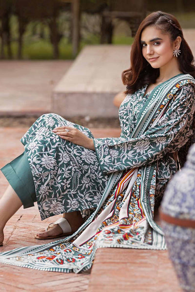 Gul Ahmed 3PC Printed Lawn Unstitched Suit CL-32464 B