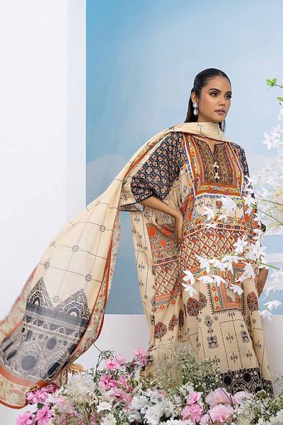 Gul Ahmed 3PC Printed Lawn Unstitched Suit CL-32478