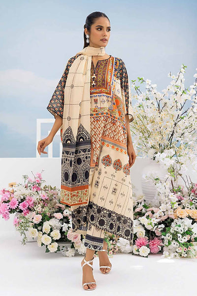 Gul Ahmed 3PC Printed Lawn Unstitched Suit CL-32478