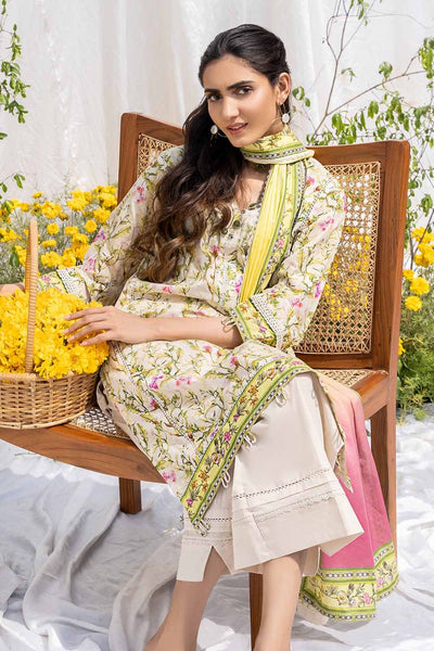 Gul Ahmed 3PC Printed Lawn Unstitched Suit CL-32546