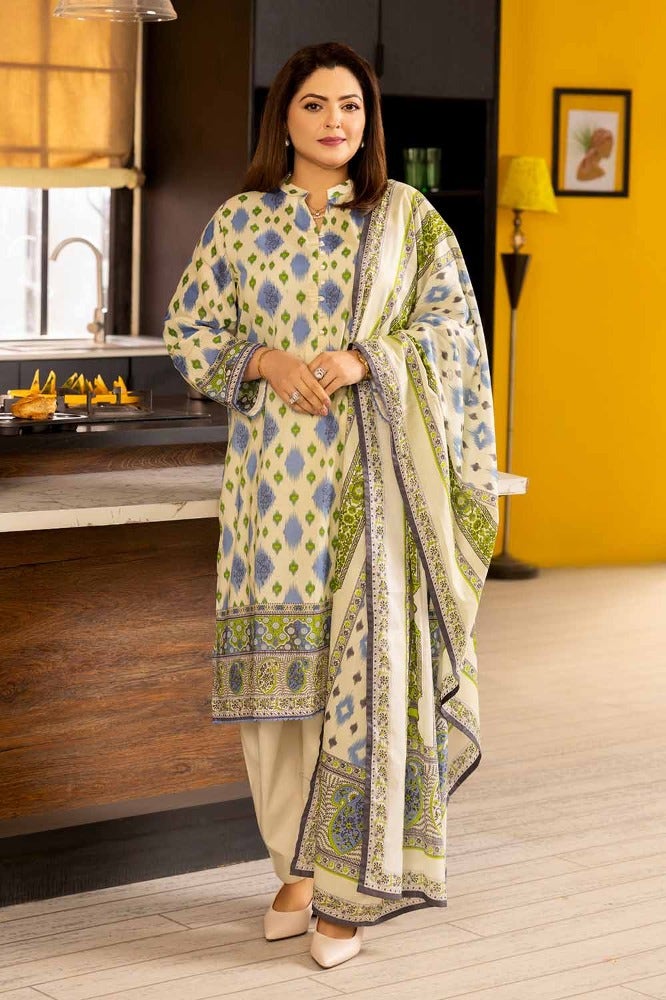 Gul Ahmed 3PC Printed Lawn Unstitched Suit CL-42080 A