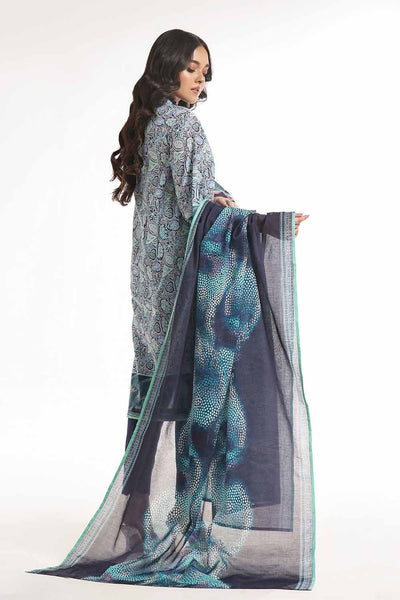 Gul Ahmed 3PC Unstitched Printed Lawn Suit CL-42248