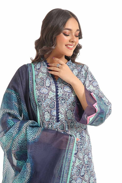 Gul Ahmed 3PC Unstitched Printed Lawn Suit CL-42248