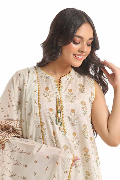 Gul Ahmed 3PC Unstitched Printed Lawn Suit CL-42251