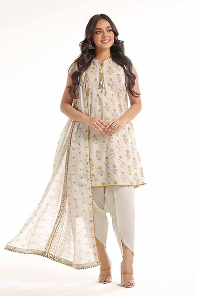 Gul Ahmed 3PC Unstitched Printed Lawn Suit CL-42251