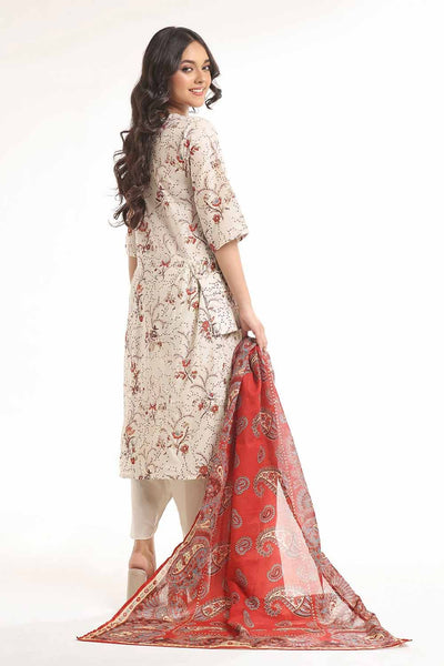 Gul Ahmed 3PC Unstitched Printed Lawn Suit CL-42252