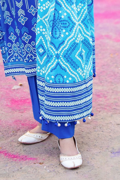 Gul Ahmed 3 Piece Unstitched Lacquer Printed Lawn Suit CL-42328 B
