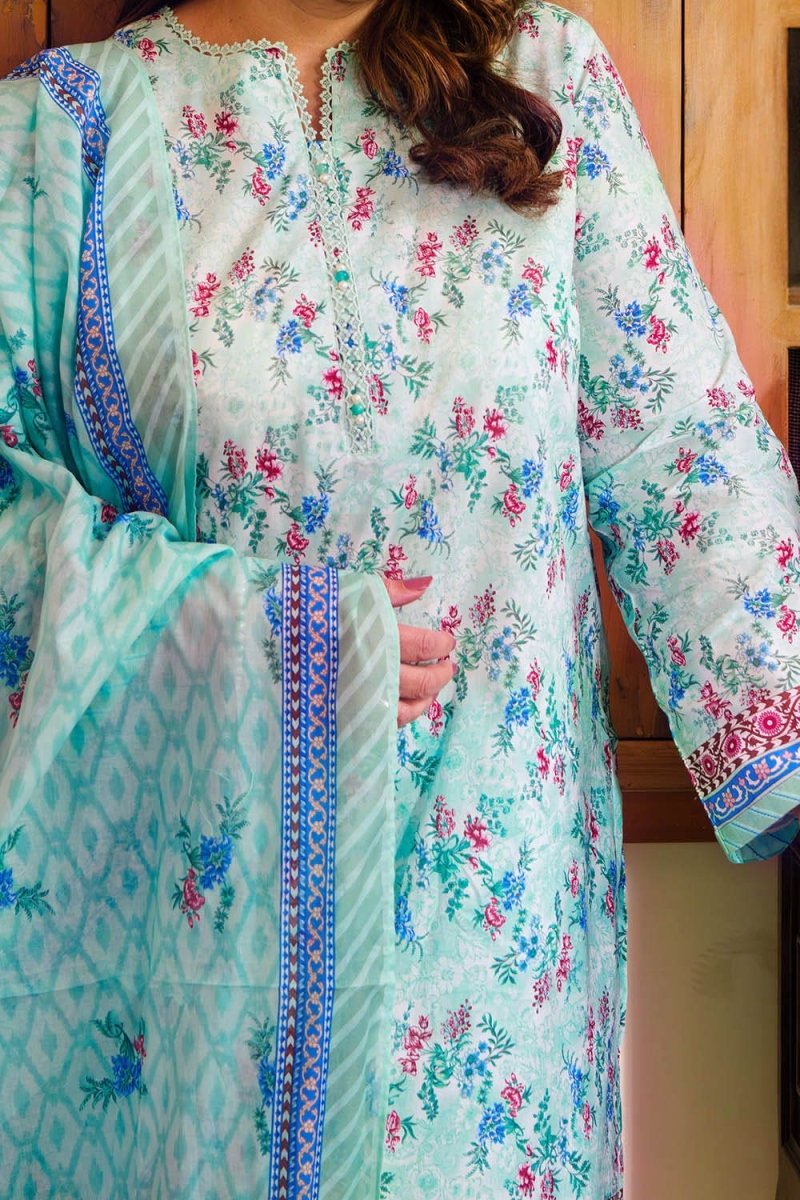 Gul Ahmed 3 Piece Unstitched Printed Lawn Suit CL-52126 A