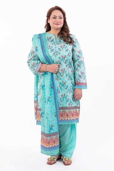Gul Ahmed 3 Piece Unstitched Printed Lawn Suit CL-52126 A