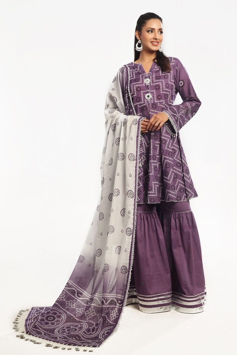 Gul Ahmed 3 Piece Unstitched Printed Lawn Suit CL-52170 B