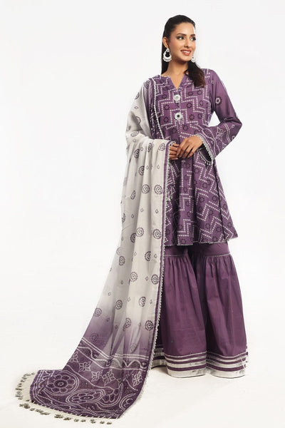 Gul Ahmed 3 Piece Unstitched Printed Lawn Suit CL-52170 B