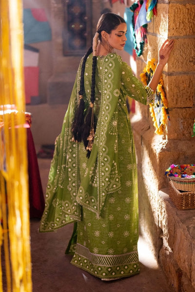Gul Ahmed 3 Piece Unstitched Lacquer Printed Lawn Suit CL-52403 A