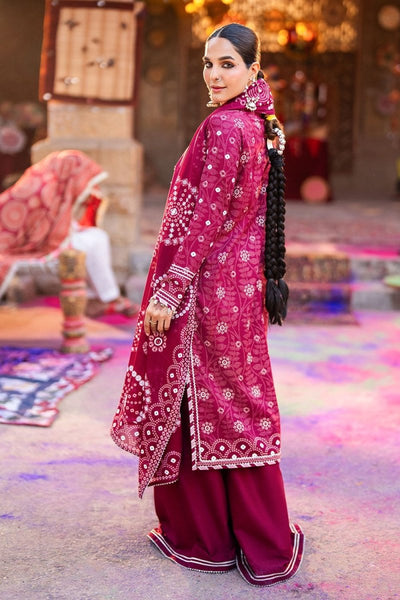 Gul Ahmed 3 Piece Unstitched Lacquer Printed Lawn Suit CL-52403 B