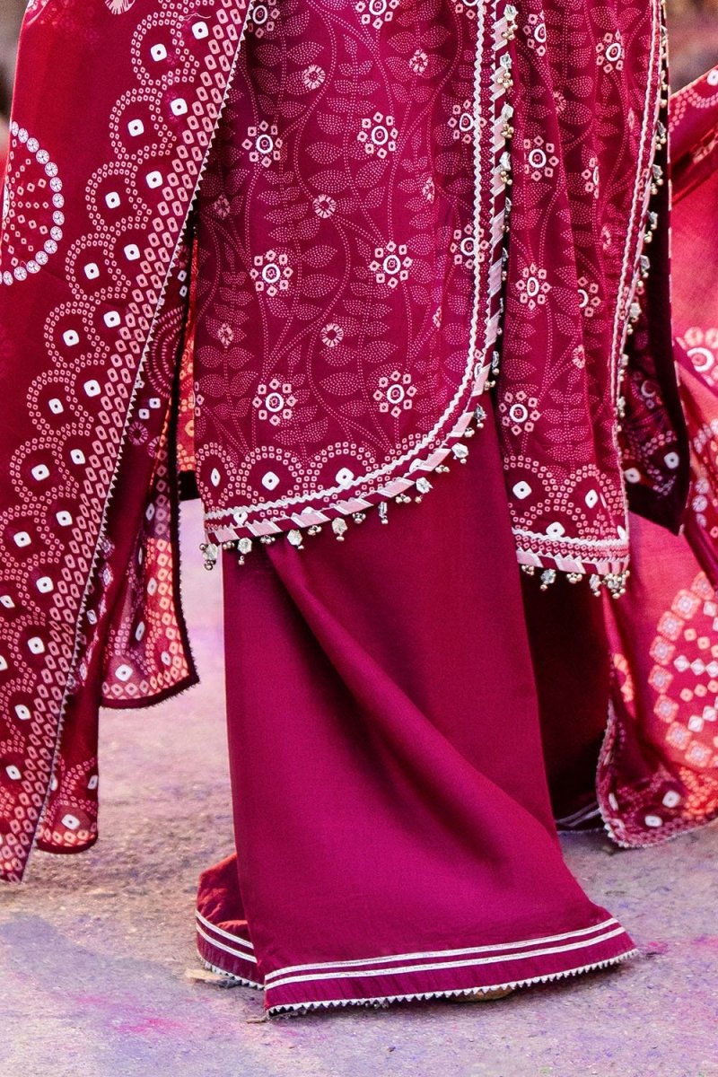 Gul Ahmed 3 Piece Unstitched Lacquer Printed Lawn Suit CL-52403 B