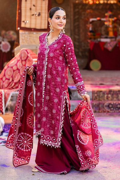 Gul Ahmed 3 Piece Unstitched Lacquer Printed Lawn Suit CL-52403 B