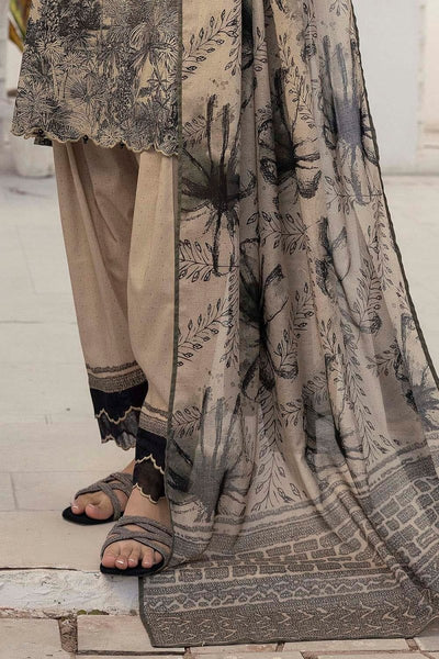 Gul Ahmed 3 Piece Unstitched Embroidered Printed Lawn Suit with Printed Lawn Dupatta CL-52431