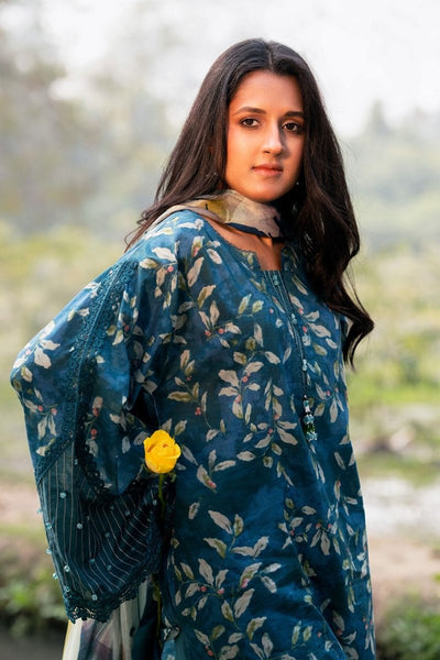 Gul Ahmed 3 Piece Unstitched Printed Lawn Suit CL-52435