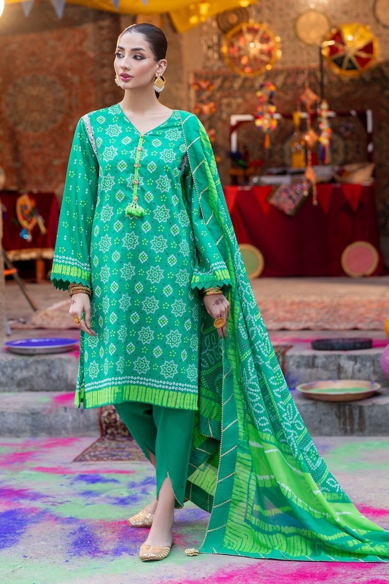 Gul Ahmed 3 Piece Unstitched Printed Lawn Suit CL-52445 A