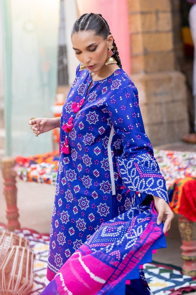 Gul Ahmed 3 Piece Unstitched Printed Lawn Suit CL-52445 B