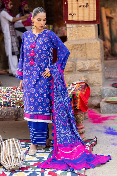 Gul Ahmed 3 Piece Unstitched Printed Lawn Suit CL-52445 B