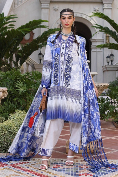 Gul Ahmed 3 Piece Unstitched Printed Lawn Suit with Printed Lawn Dupatta CL-52509