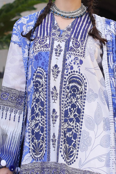 Gul Ahmed 3 Piece Unstitched Printed Lawn Suit with Printed Lawn Dupatta CL-52509